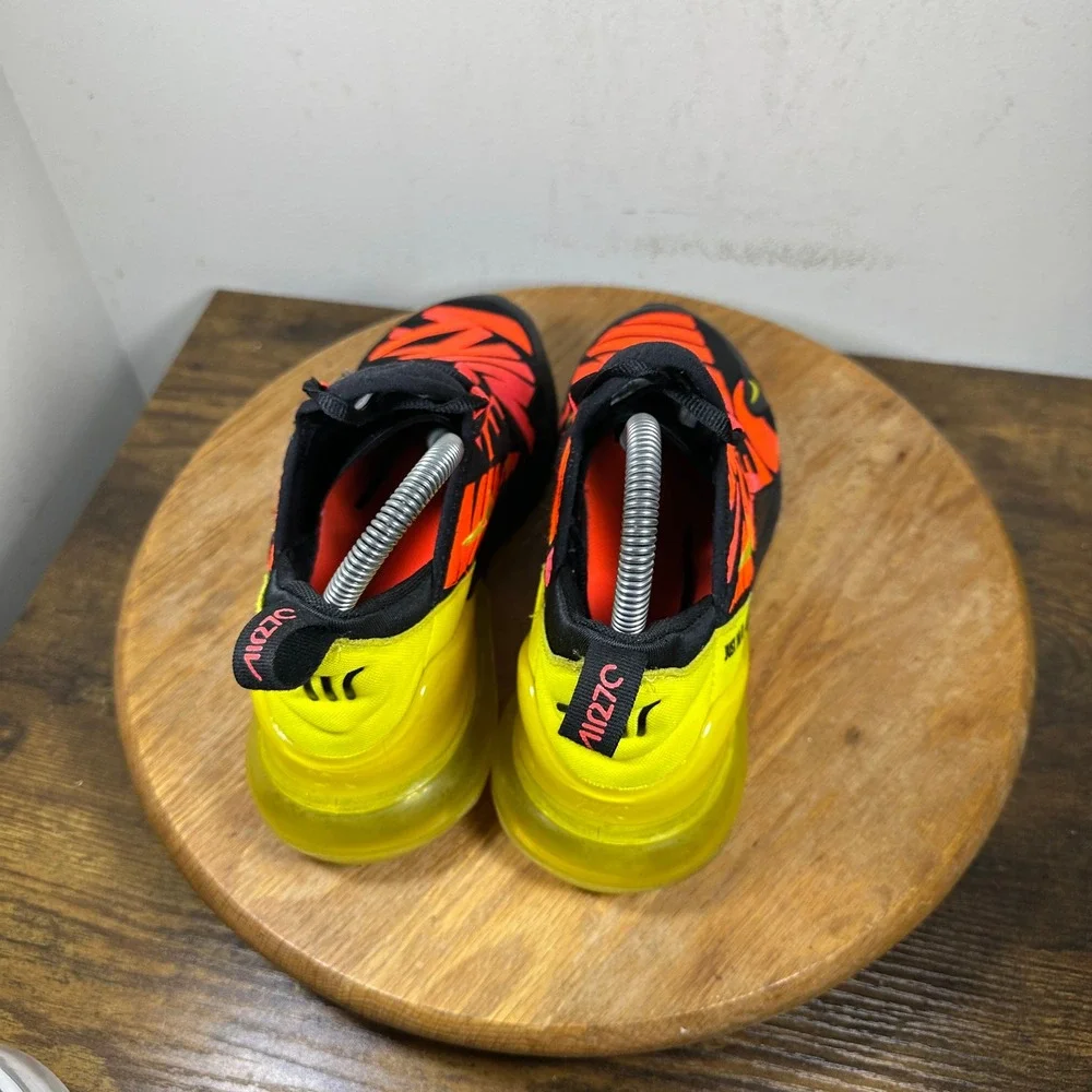 Nike Air Max 270 Black Bright Crimson Yellow AV4076-001 Womens 6.5 5Y
